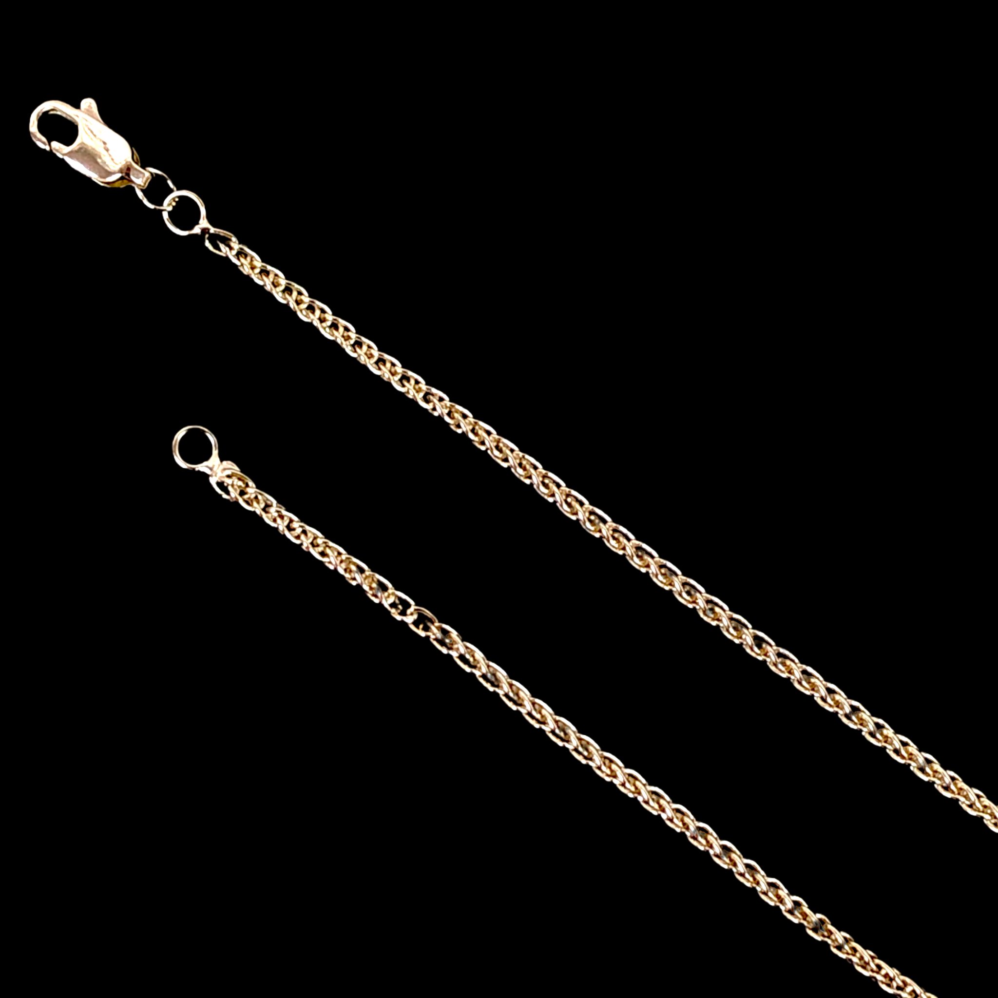 18K Gold Filled 2mm Fancy Milano Chain (Pack of 6)